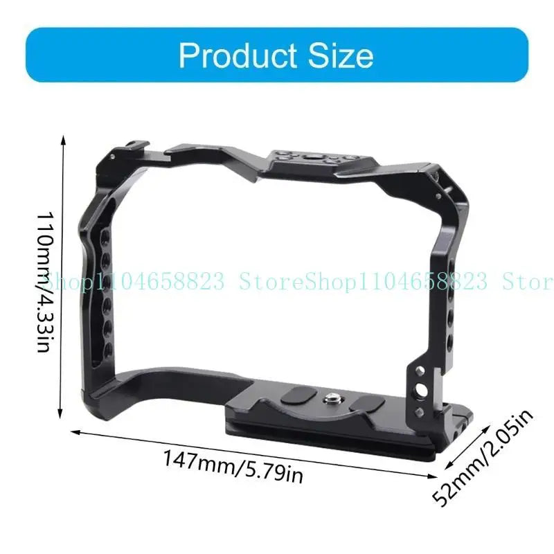 652F Camera Cage Aluminum Frame Enhances Heat Dissipation DSLR Zpaxo