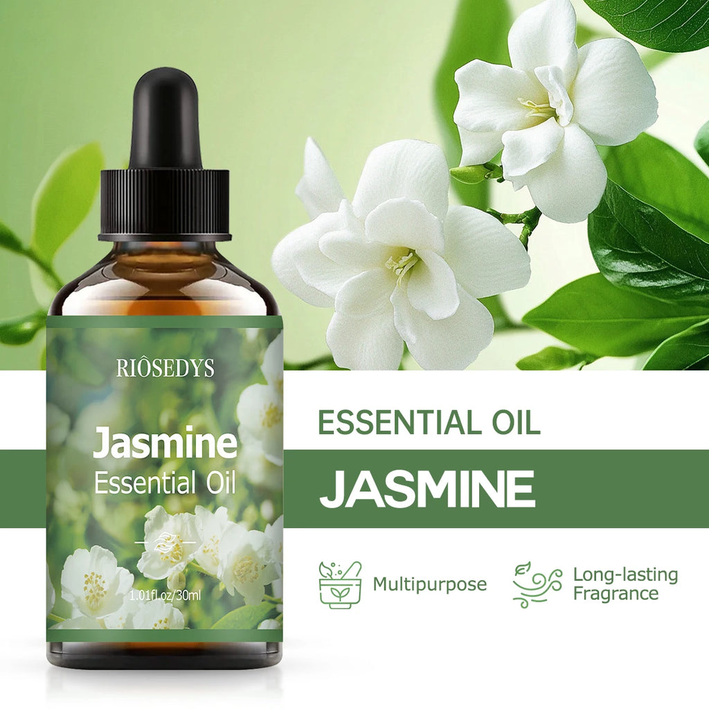 Jasmine Essential Oil Natural Fragrance Suitable Body Massage Zpaxo