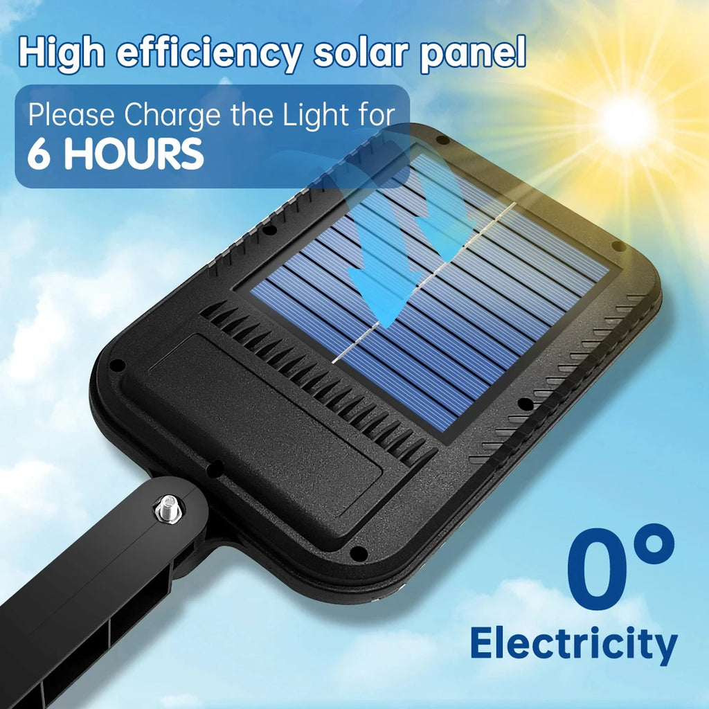 Solar Street LED Light IP65 Waterproof Outdoor Motion Sensor Lights Zpaxo