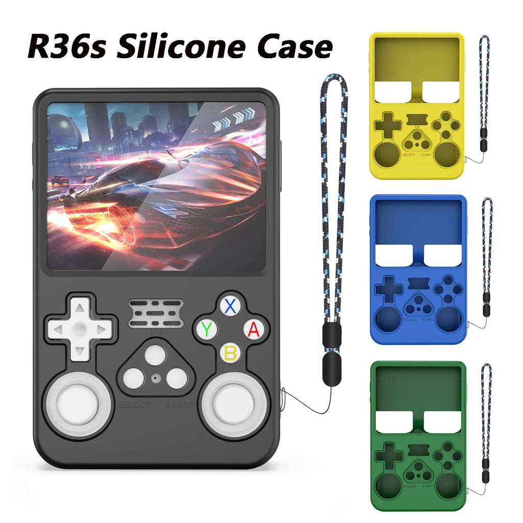 R36s Silicone Case Games Premium Handheld Game Console Protective
