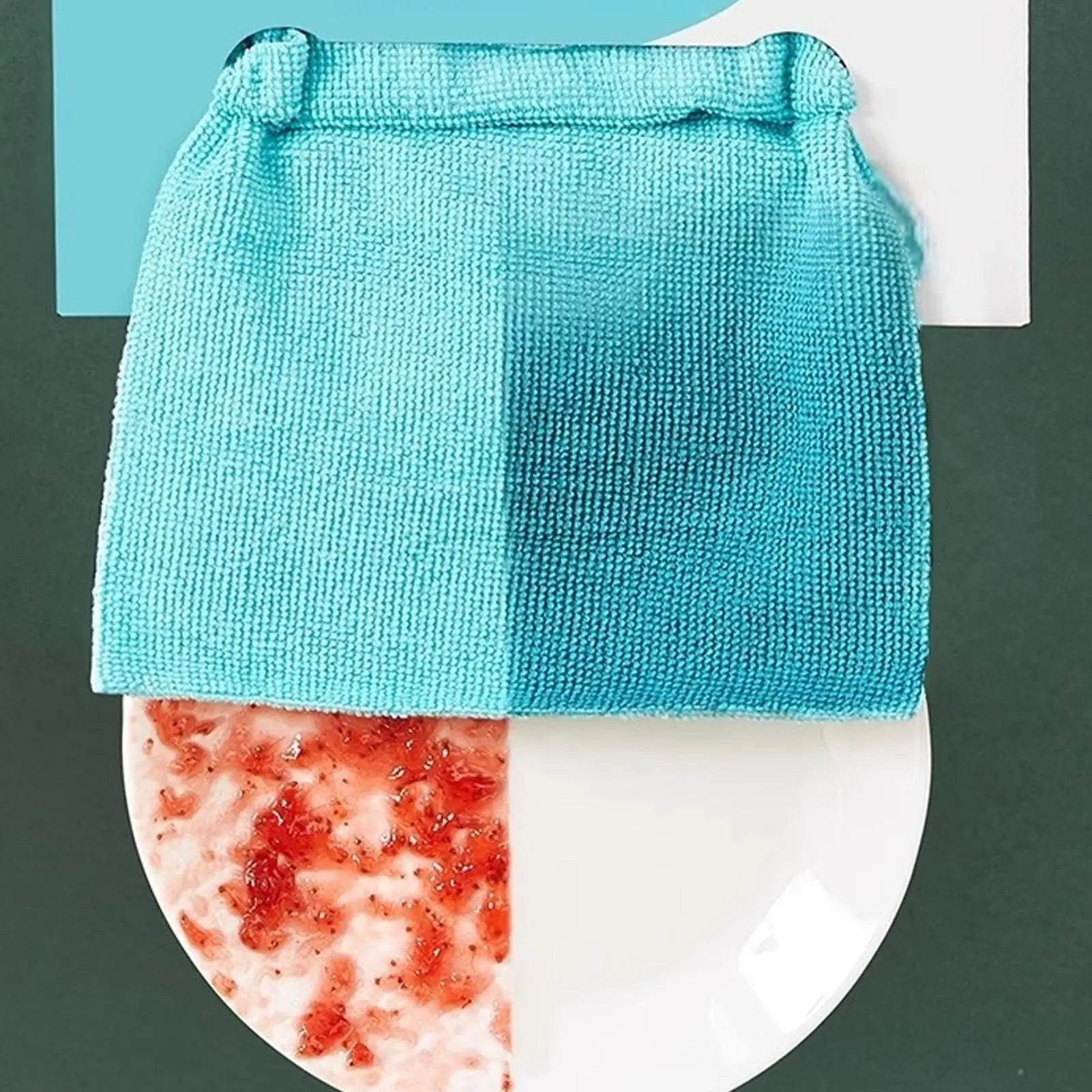 20-Pack Microfiber Cleaning Rags with Pull-Out Dispenser Box Microfiber Cleaning Rags Zpaxo
