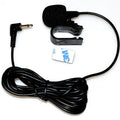 Car Audio Microphone Clip Jack Plug Mic Stereo Mini Wired External Zpaxo Black