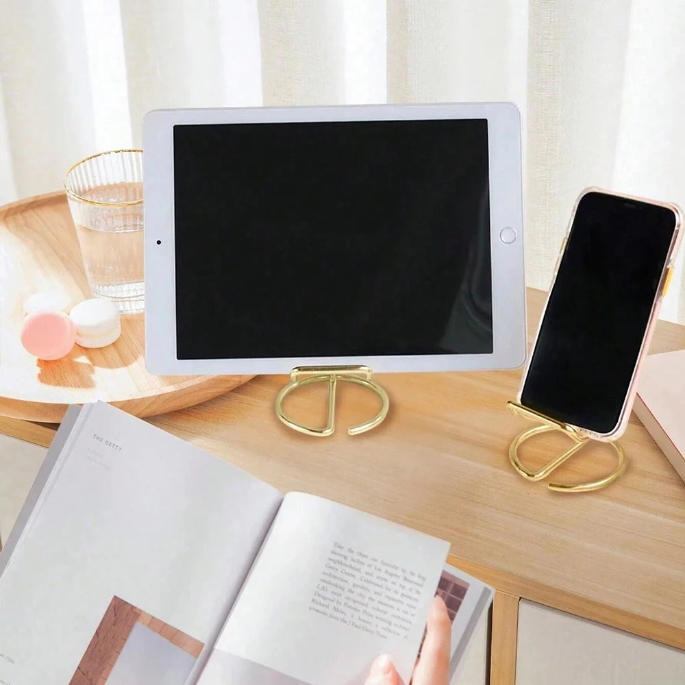 Desktop Phone Holder Simple Metal Business Card Holder Stand Office Desktop Business Name Card Display Organizer Zpaxo