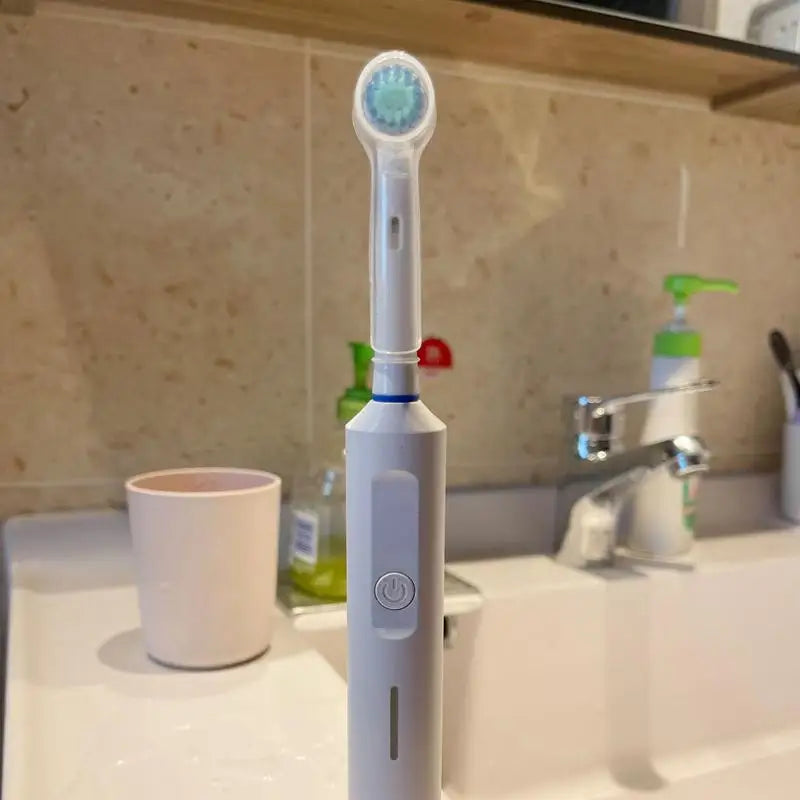 Toothbrush Dustproof Covers Caps Compatible With Braun Oral Electric Toothbrush Round Replacement Brush Heads Series Protector Zpaxo