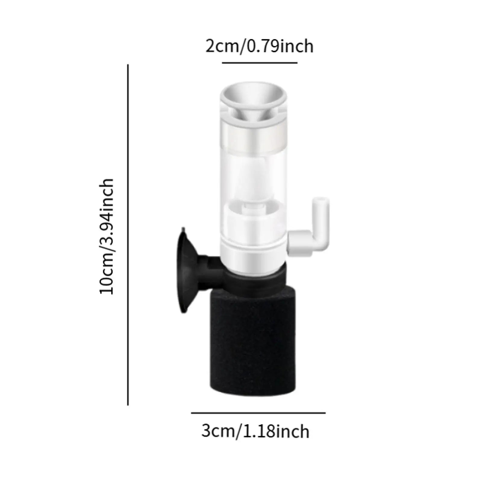 Silent Mini Biochemical Sponge Filter Pump for Small Fish Tanks Aquarium Sponge Filter Zpaxo