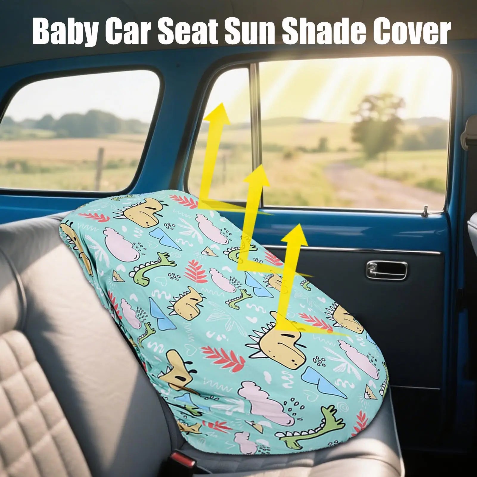 Car Seat Shade Cover Baby Safety Sun UV Protection Vehicle Zpaxo