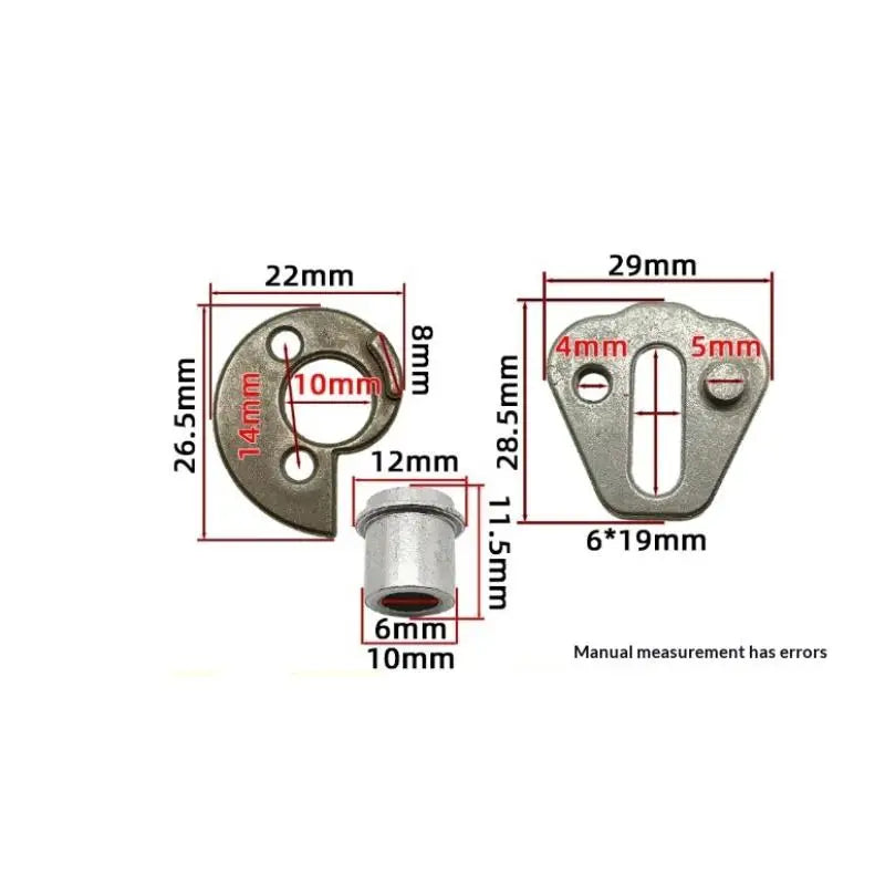 3-Pack Chainsaw Chain Tensioner Adjustment Blocks – 8" Saw