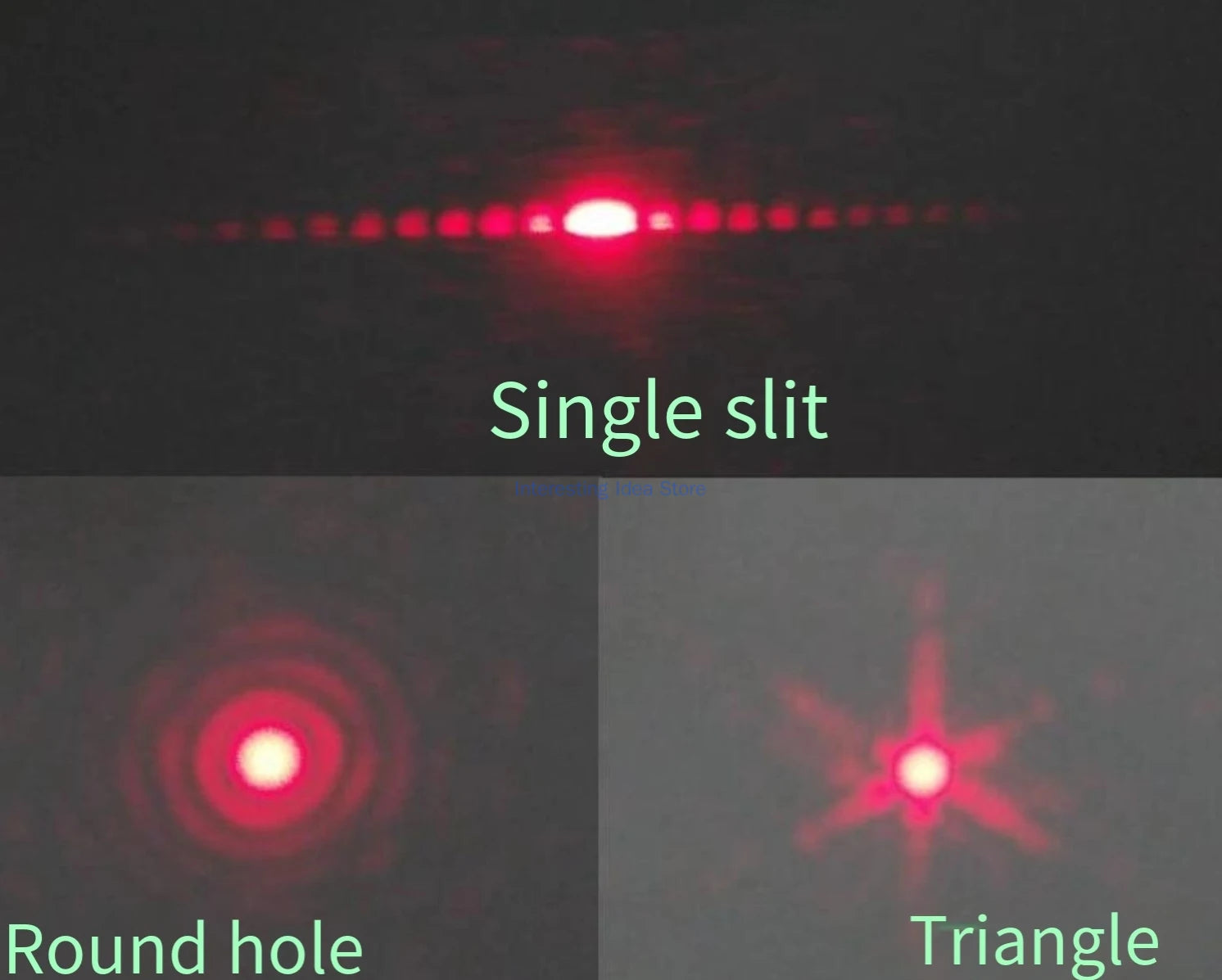 Interference Diffraction Filter Grating Single and Double Slit Experimental Instrument Observation Force Square Zpaxo