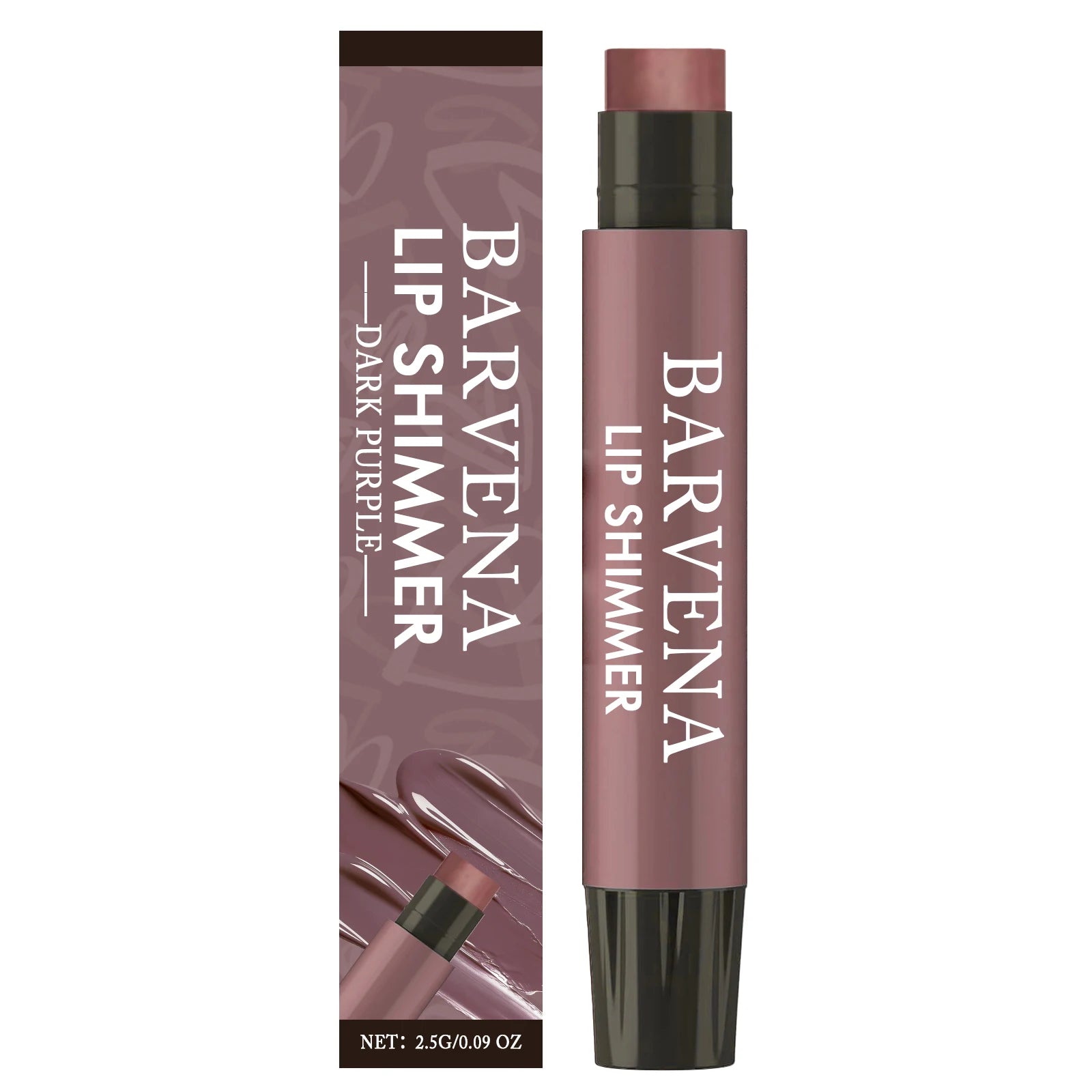 Lip Shimmer Balm – Hydrating, Glossy & Plumping Lip Care Lip Balm Zpaxo Dark Purple