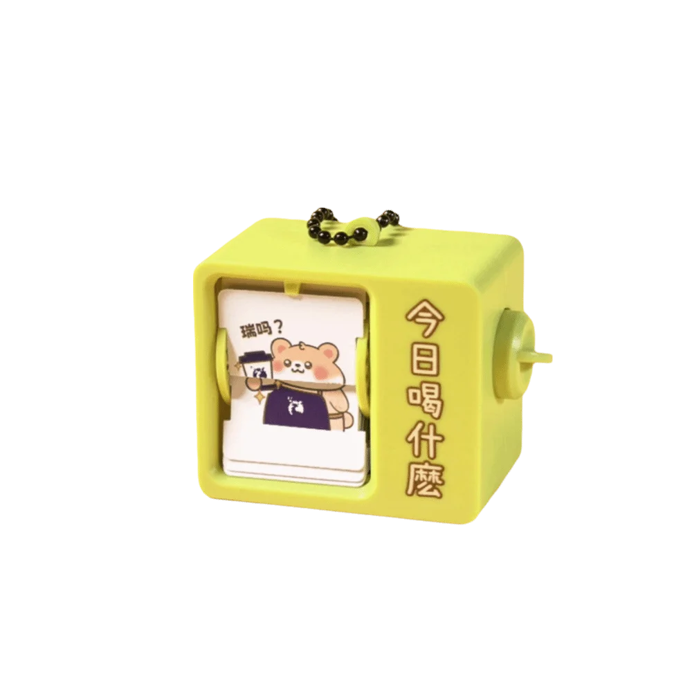 Plastic Mini Flip Book Animation Keychain Automatic Page Turning Diverting Animation Drawing Pendant Portable Zpaxo Style 3