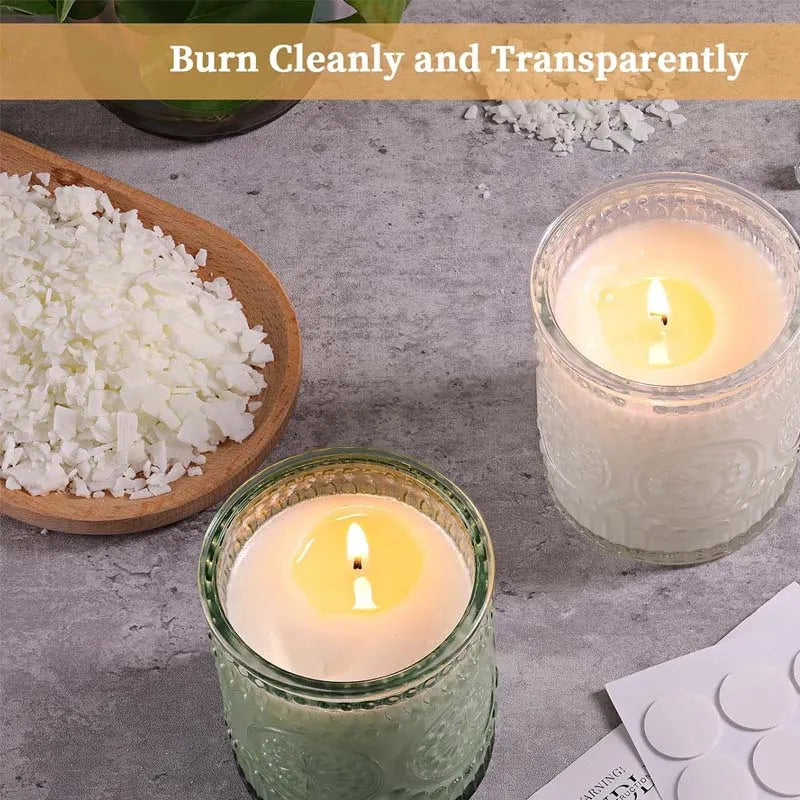 1LB Soy Wax Candle Making Kit – Wax Flakes, Wicks & Tools Candle Making Kit Zpaxo