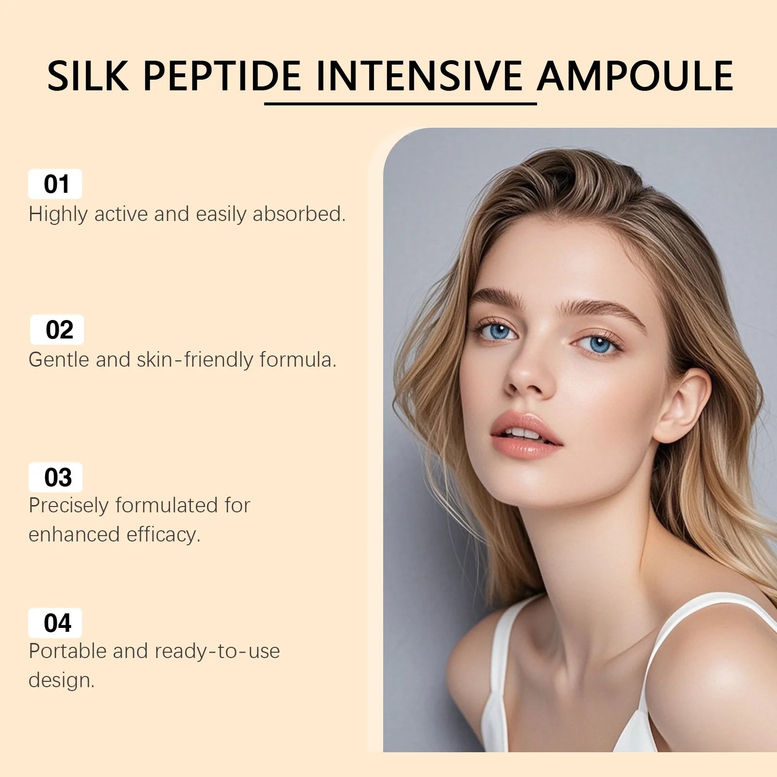 Eelhoe Collagen Silk Peptide Ampoule Serum – Firming & Anti-Aging Face Ampoule Serum Zpaxo