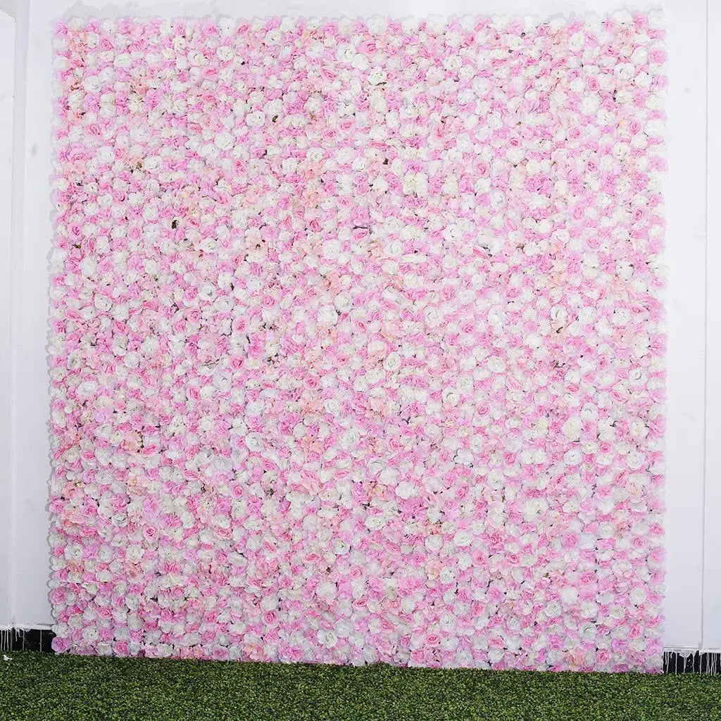 Silk Artificial Flower Panel Wall Hanging Wedding Decor 40x60cm Zpaxo