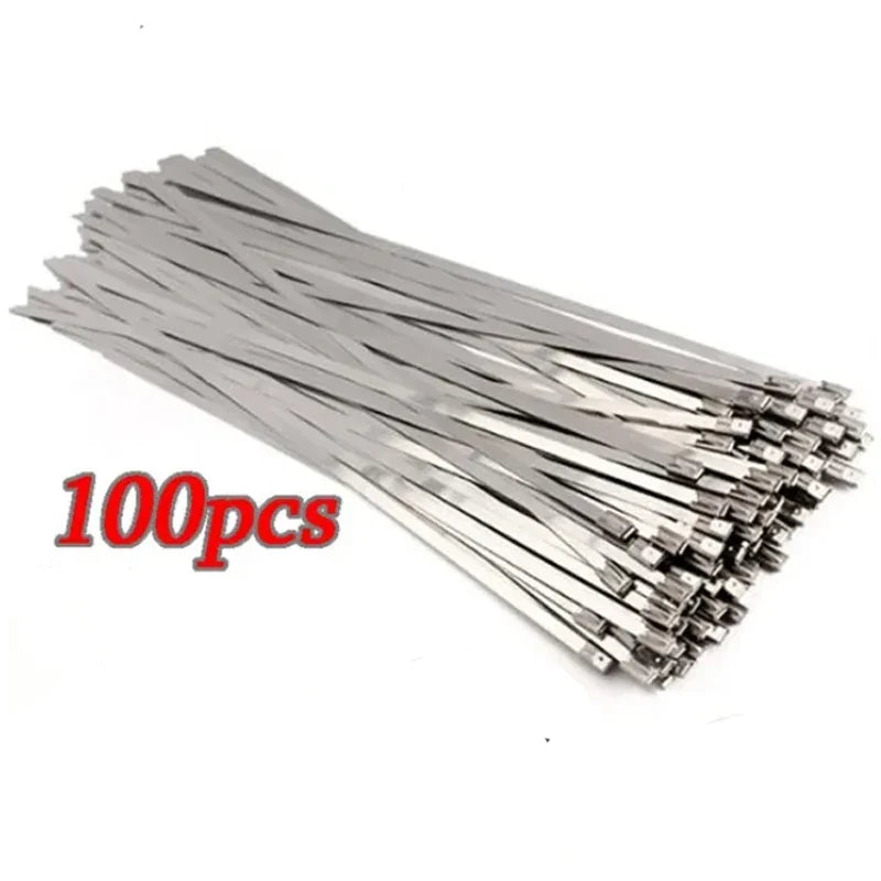 Cable Tie Tool Stainless Steel Fastening Gun Tensioner Cutter Cutting