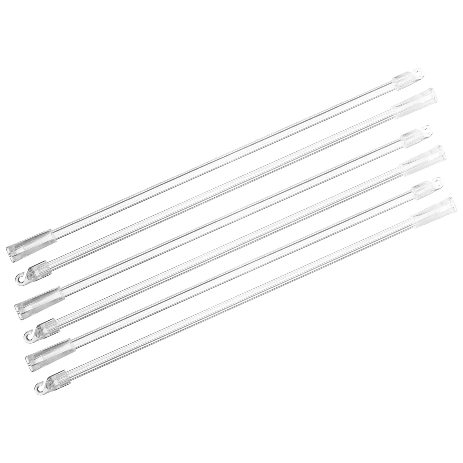 Curtain Accessories Transparent Rod Hooks Vertical Blinds Long Tilt
