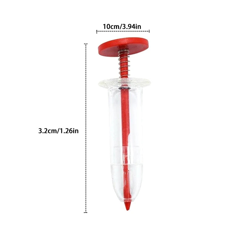 1pcs Handheld Seed Dispenser Mini Manual Seeder Tool For Garden Planting Flower Pot & Garden Bed Essential Gardening Supplies Zpaxo 1PC Random