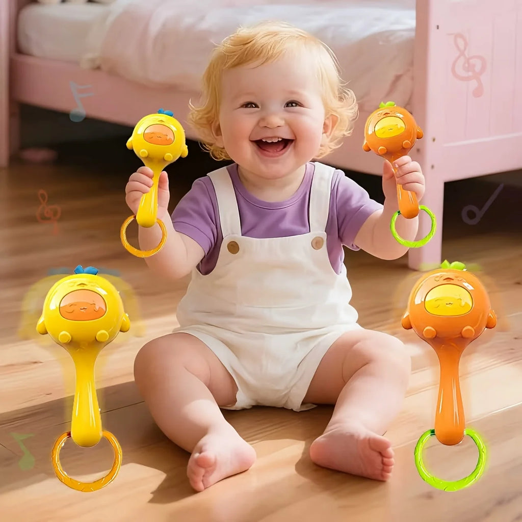 Baby Sensory Toys Rattles Multicolor Tactile Stimulation Motor Skills