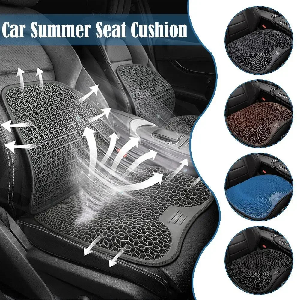 Gel-infused Car Seat Cushion Portable Breathable Comfort Long Drives