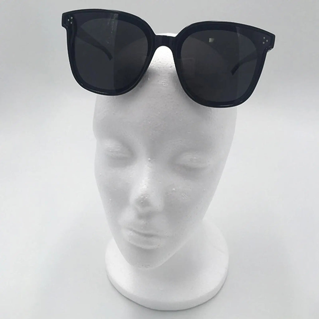 Mannequin Head Wigs Foam Female Model Glasses Hat Hairpieces Display