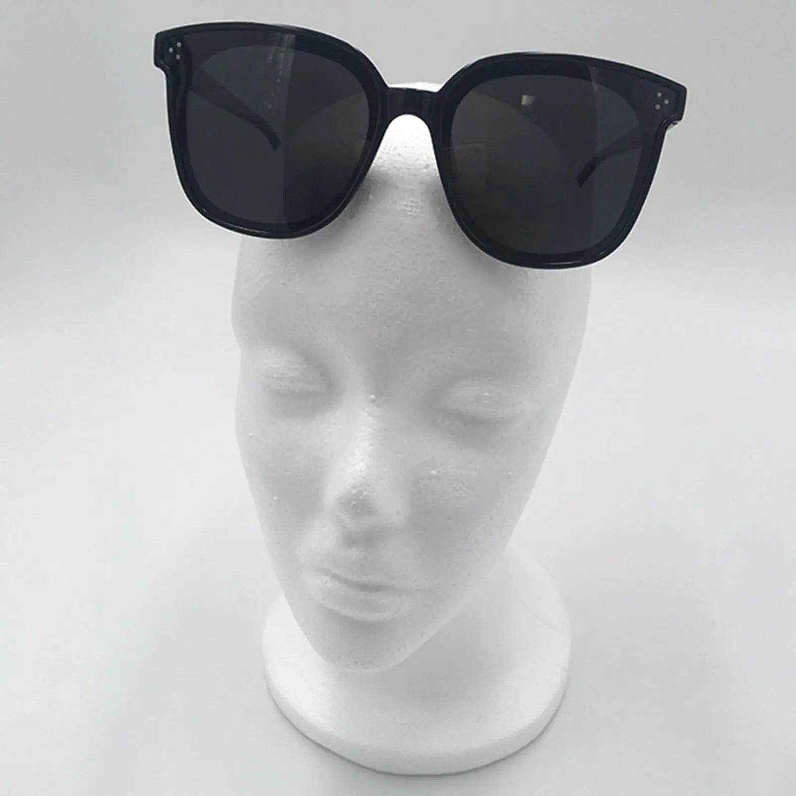 Mannequin Head Wigs Foam Female Model Glasses Hat Hairpieces Display