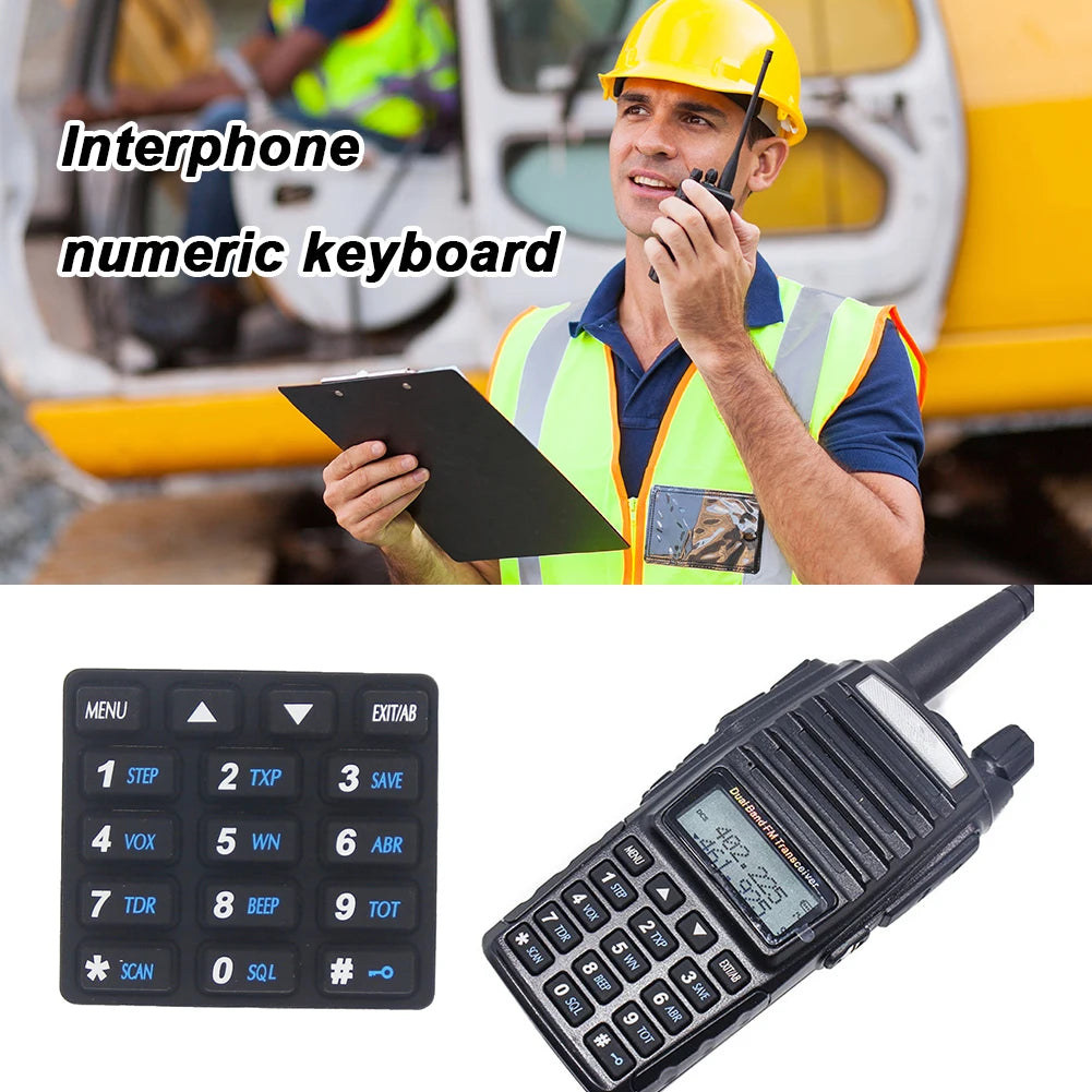 Silicone Numeric Keyboard Maintenance Keypad Replacement Parts Two