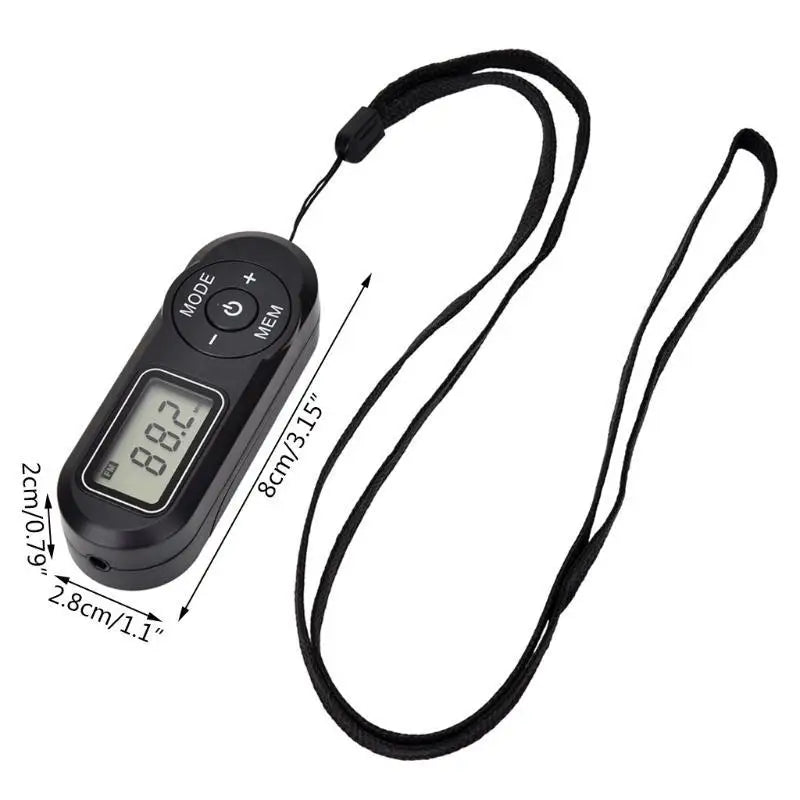 652F Digital Pocket FM Radio Portable Receiver 64-108MHz Zpaxo
