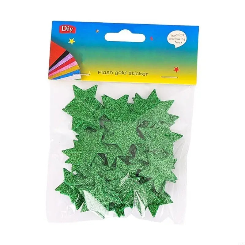 Sparkling Sticker Star Glittered Adhesive Card Making Scrapbooking
