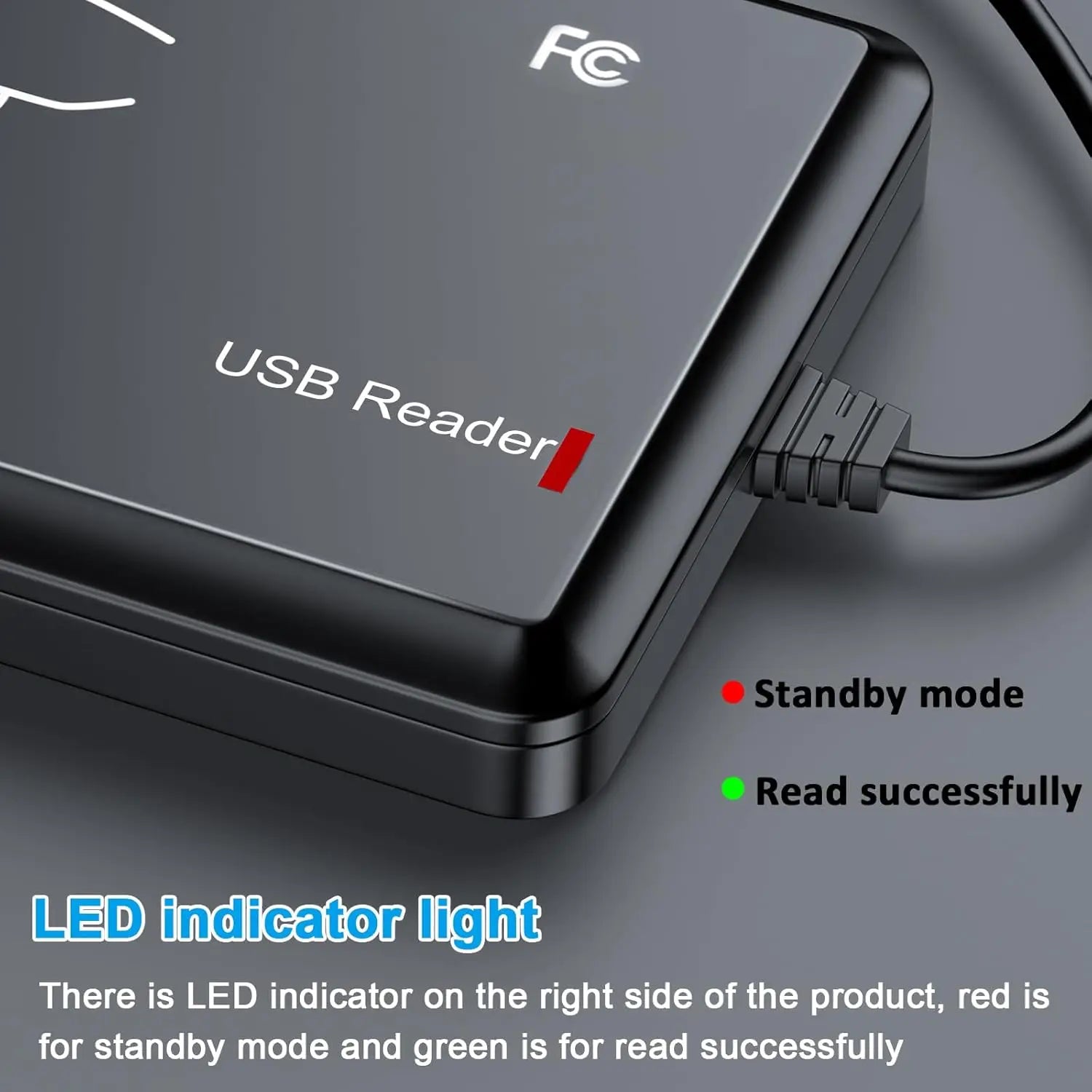 Smart RFID Card Reader 125KHz 13 56MHz ID IC Dual Frequency Access Zpaxo
