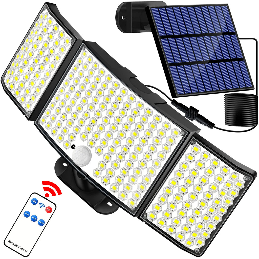 Solar 234LED Lights Motion Sensor Bright Garden Lamp Outdoor Lighting Zpaxo