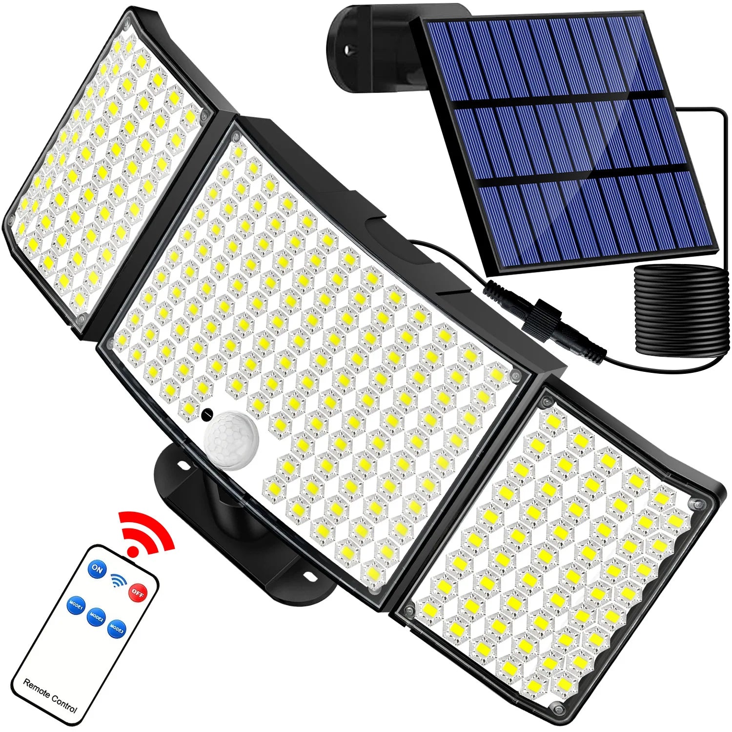 Solar 234LED Lights Motion Sensor Bright Garden Lamp Outdoor Lighting Zpaxo