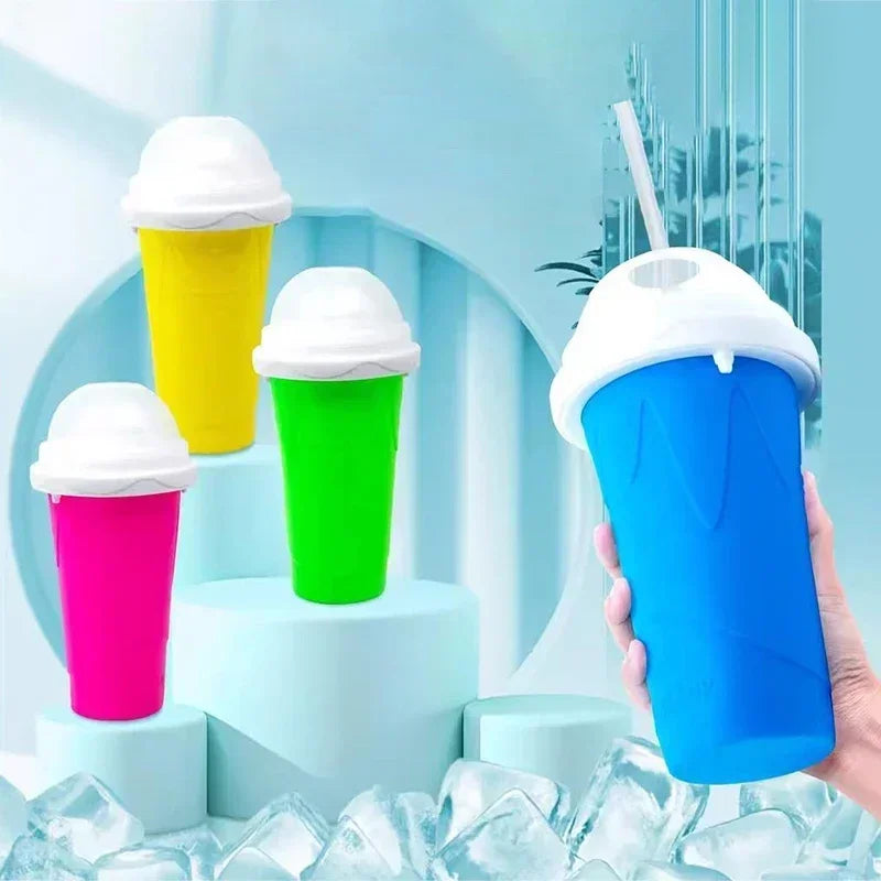 Kitchen Quick-Frozen Slushy Maker Cup Large Capacity Slushy Cup For Homemade Smoothies Juice Ice Cream Summer Squeeze Beker Tool Zpaxo