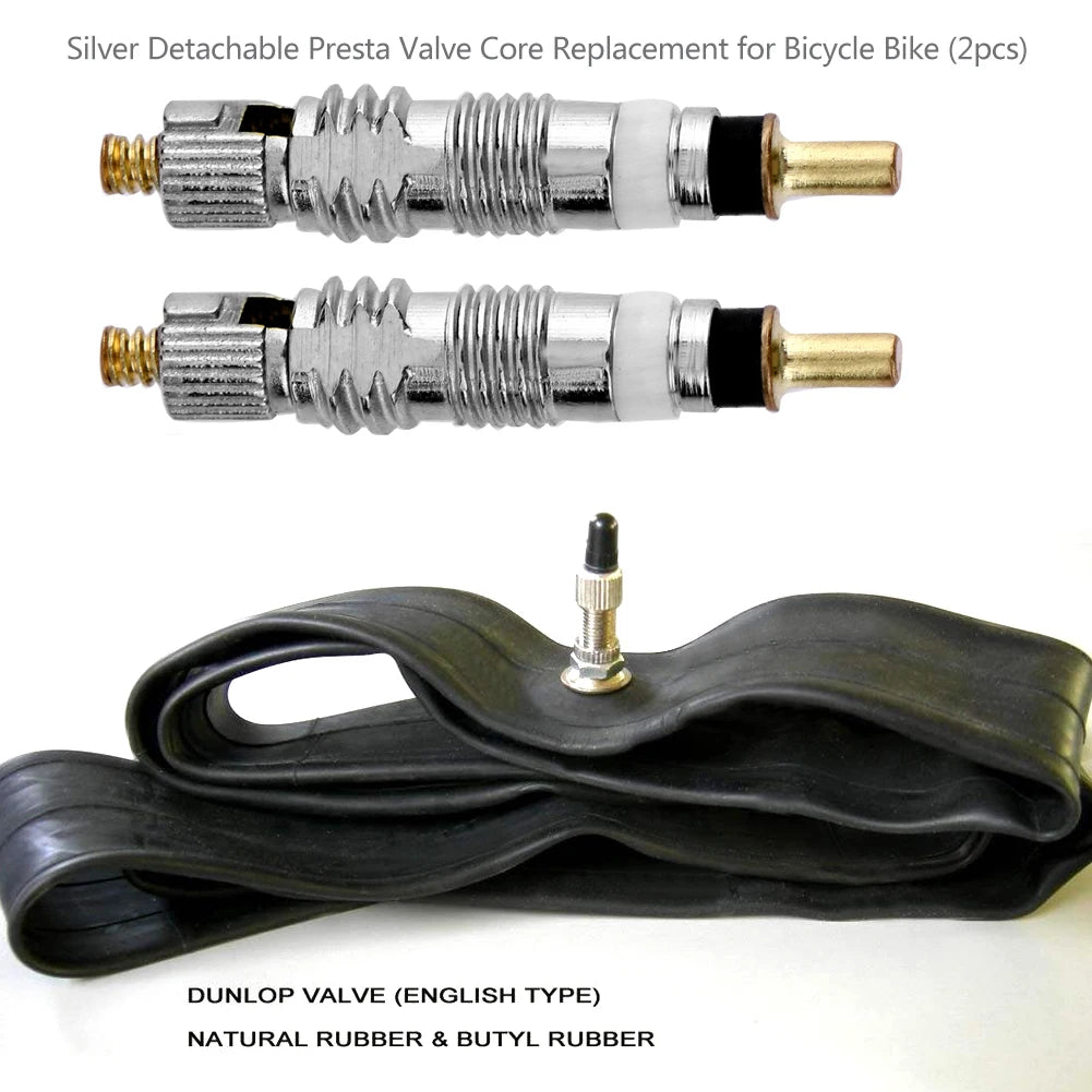 5 Detachable Presta Bicycle Valve Core Replacement Brass CNC FV MTB
