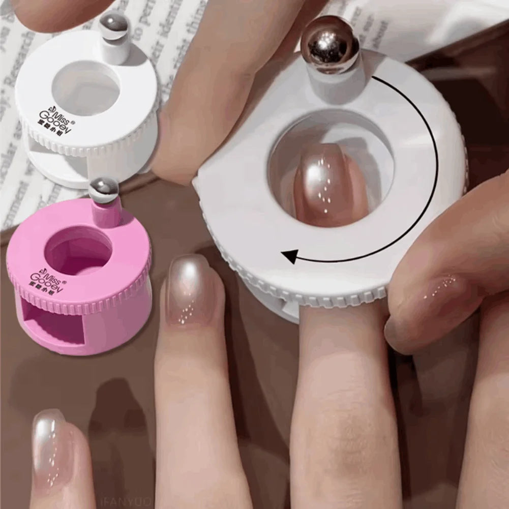 360° Rotating Cat Eye Nail Magnet Tool | DIY Gel Nail Art Nail Art Magnet Tool Zpaxo