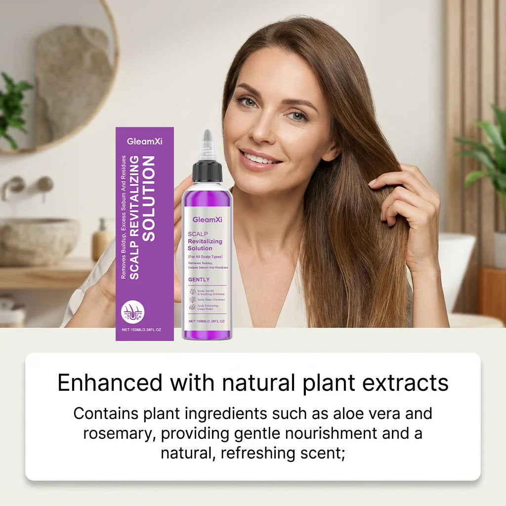 GleamXi Scalp Cleansing Shampoo – Dandruff & Oil Control Scalp Care Shampoo Zpaxo