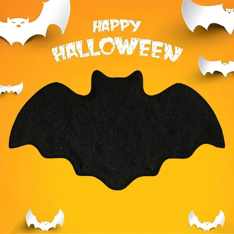Halloween Bat Bathroom Rugs Horror Rug Door Mats Goth Decor Bedroom