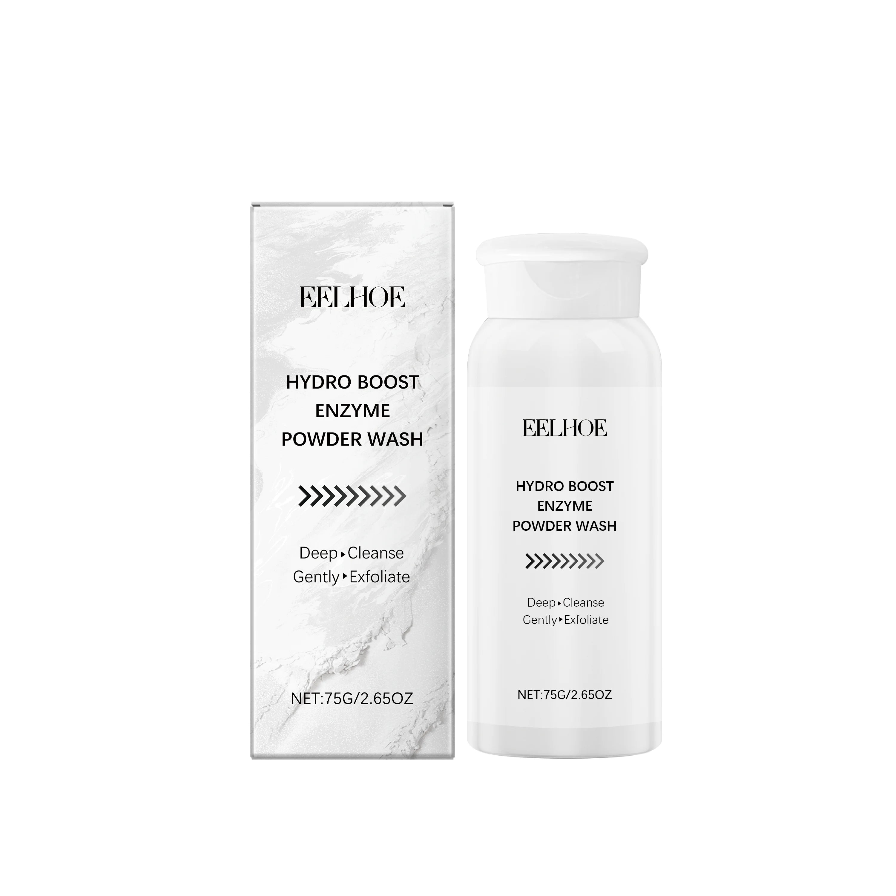 Gentle Enzyme Face Wash Powder Exfoliating for Sensitive Skin Brightening Cleanser Removes Oil Impurities Travel Friendly 75g Zpaxo 1PC