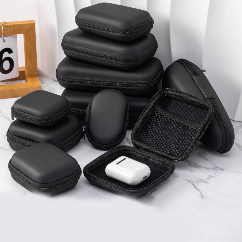Portable Mini 3C Hard Shell Digital Gadgets Storage Bag Artificial Zpaxo