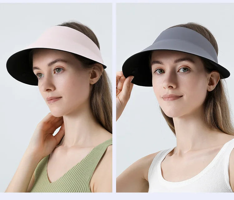 Neck protection magnetic sun protection hat women's sun protection hat outdoor sports sun hat full face sun protection mask Zpaxo