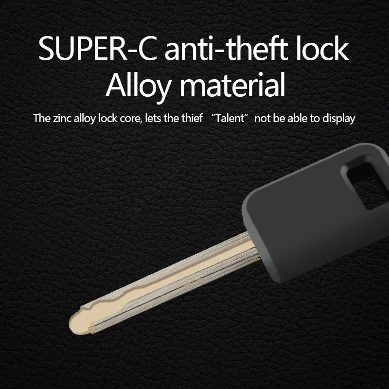 Bike Foldable Lock Anti-theft Electric E-Bike Chain Cable Padlock Bicycle Motorcycle Safety Portable Locks Bicycle Accessories Zpaxo