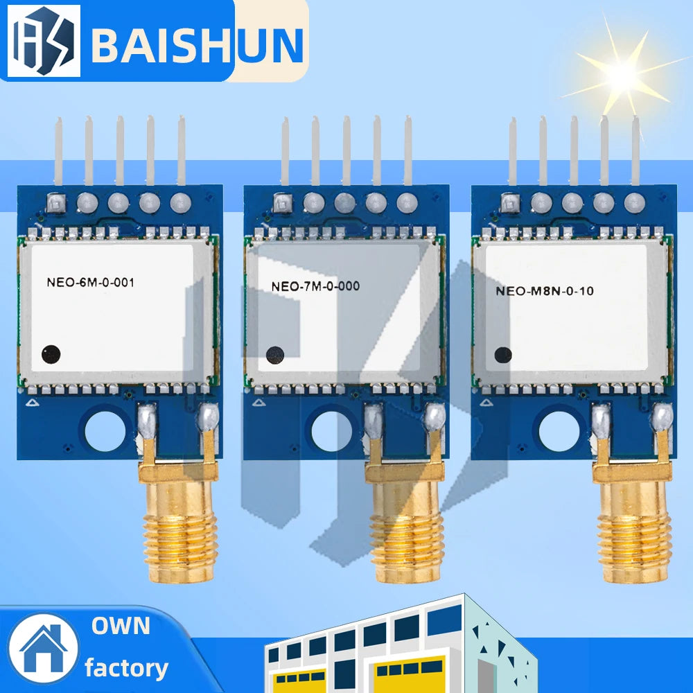 Neo-6m Neo-7m Double Sided Gps Mini Module Neo-m8n Satellite Zpaxo