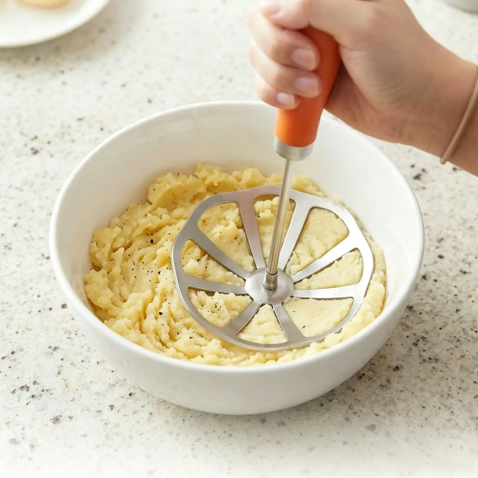 Potatoes Masher Heavy Duty Good Grip Avocado Bean Fruit Vegetable