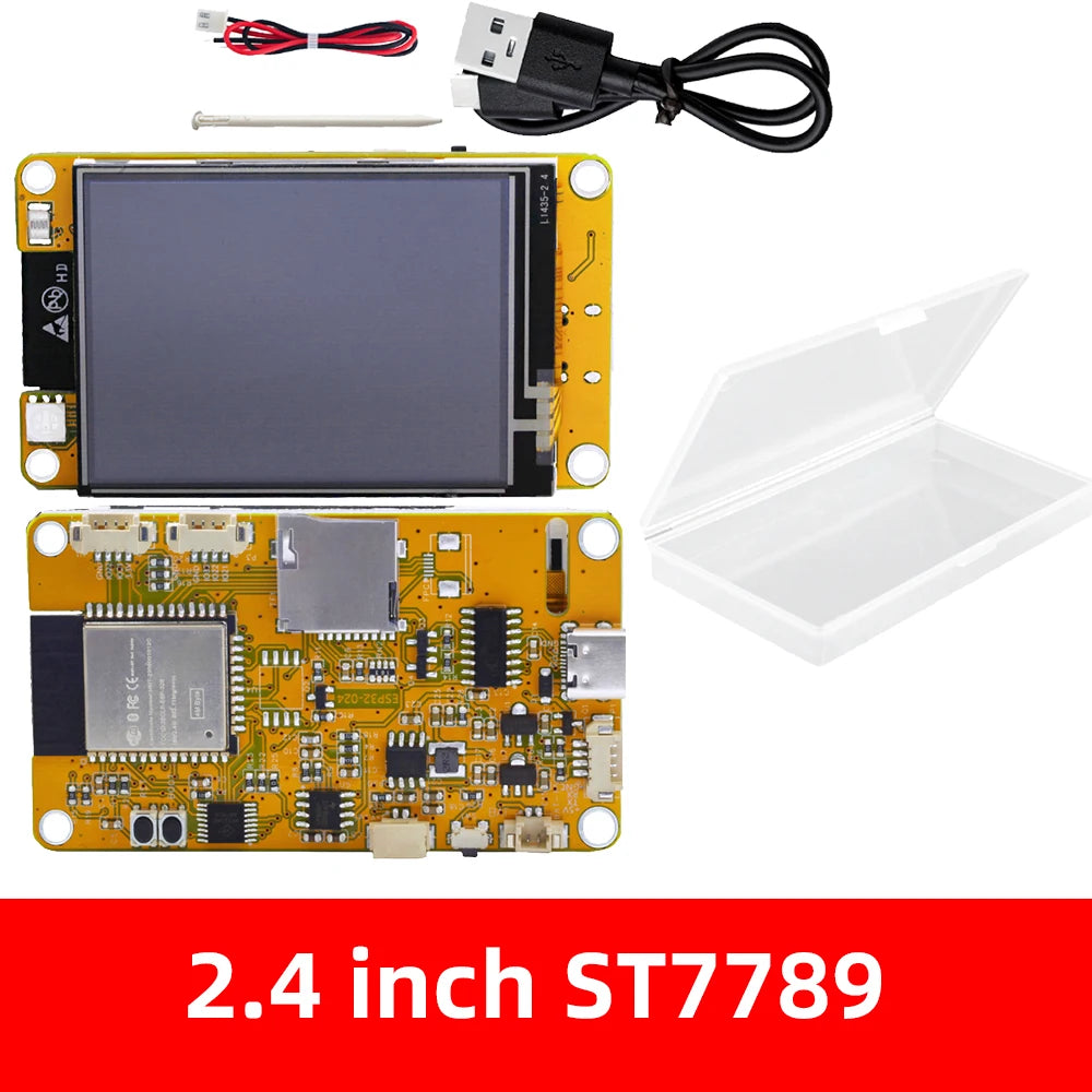 2.4/2.8/3.5 inch TFT with ESP32 TYPE-C WIFI Bluetooth Development Board Screen ST7789 ST7796U With touch for arduino Zpaxo 2.4 inch ST7789
