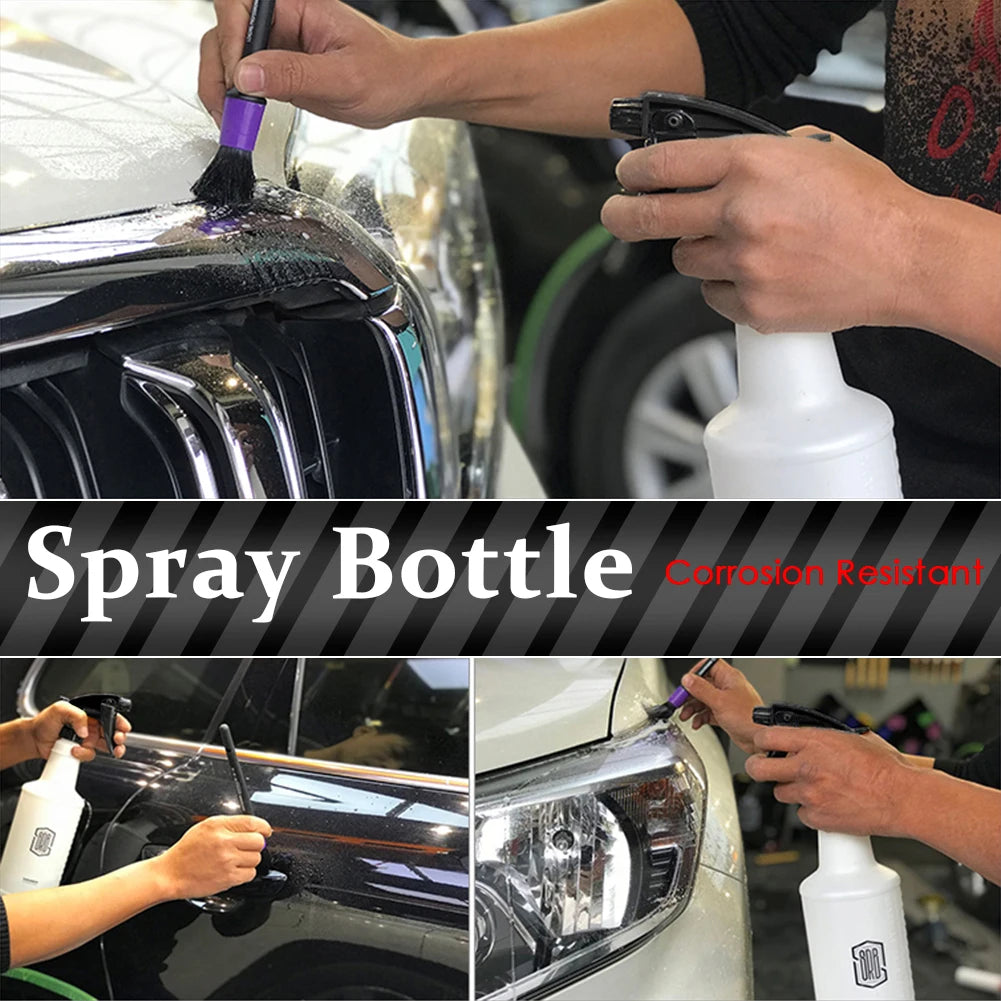 1-3PCS Spray Bottles 750ML Refillable Empty Spray Bottles for Car Washing Cleaning Plant Watering Spray Bottle Zpaxo