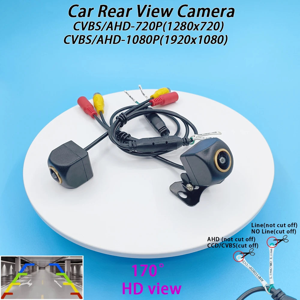 170 AHD 1080P CVBS Reverse Backup Rear View Camera Toyota Yaris