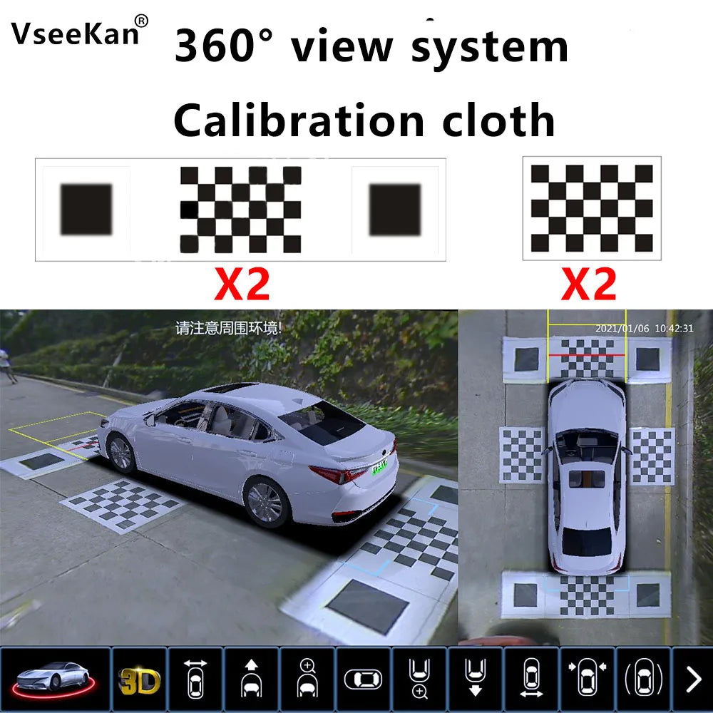 Debugging Cloth Correction 360 Panoramic Surround-view Image System