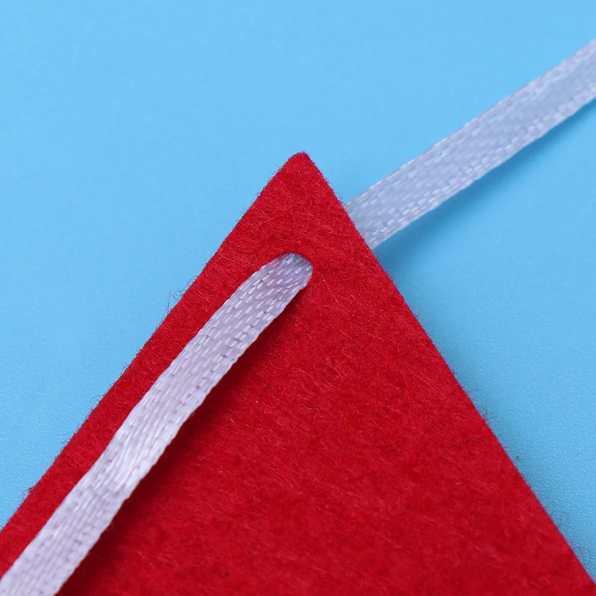 2 5m Patriotic Felt Bunting Banner Red White Blue Design Fourth July