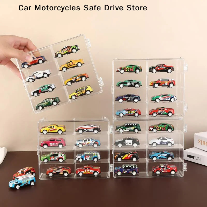 Acrylic Car Display Box 1 64 Kids Toys Model Toy 8 Grid Cabinet Rack