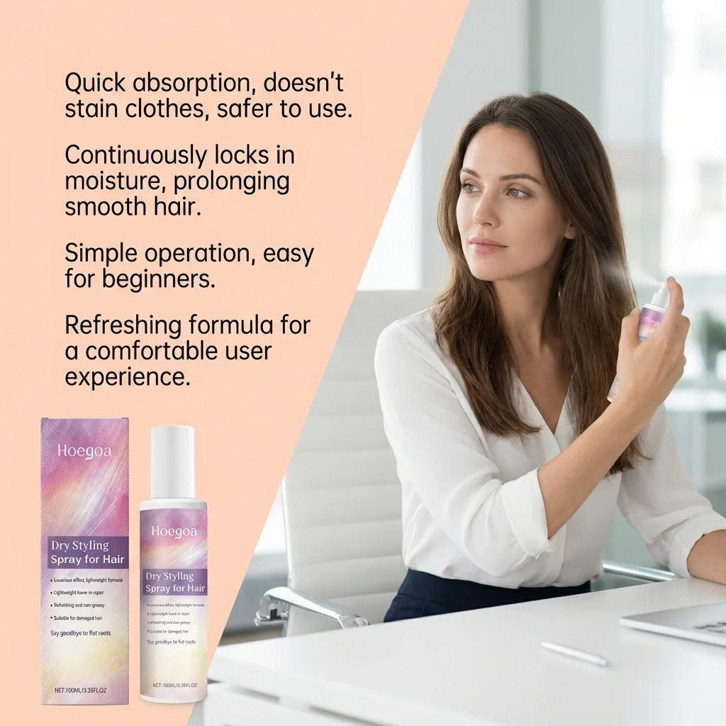 HOEGOA Hair Moisturizing Spray – Frizz Control & Smoothing Leave-In Hair Spray Zpaxo