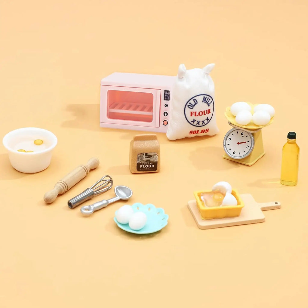 Miniature Dollhouse Kitchen Accessories Realistic Play Food Toys Tiny