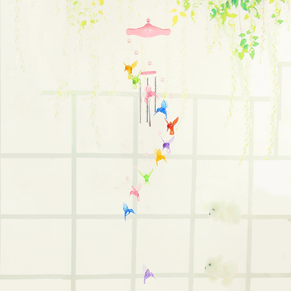 Hummingbird Courtyard Decorative Windbell Handmade Wall Hanging Wind